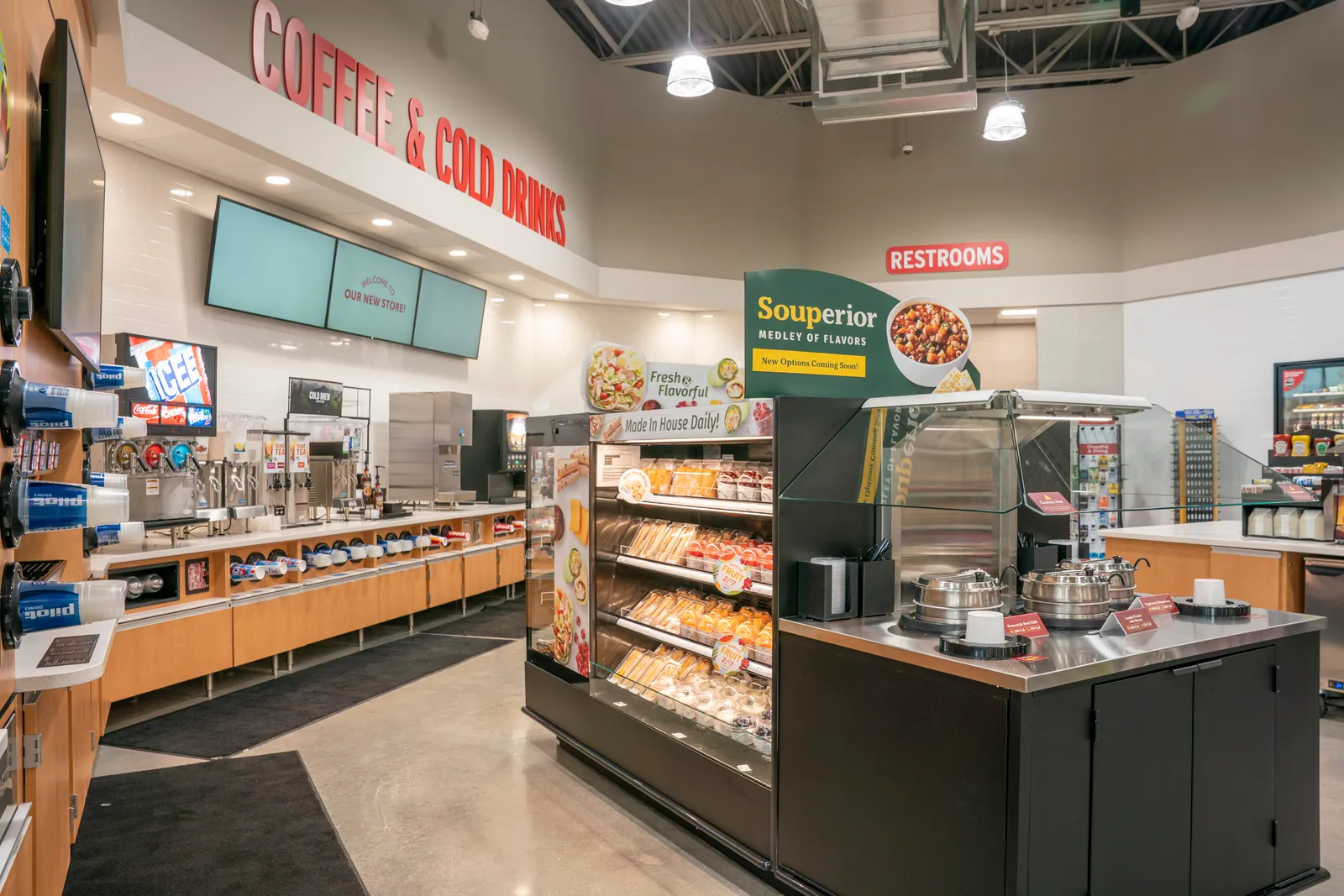 Pilot's store remodels are focused on meal options, including grab-and-go selections.