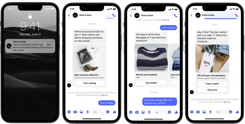Meta messaging AI update
