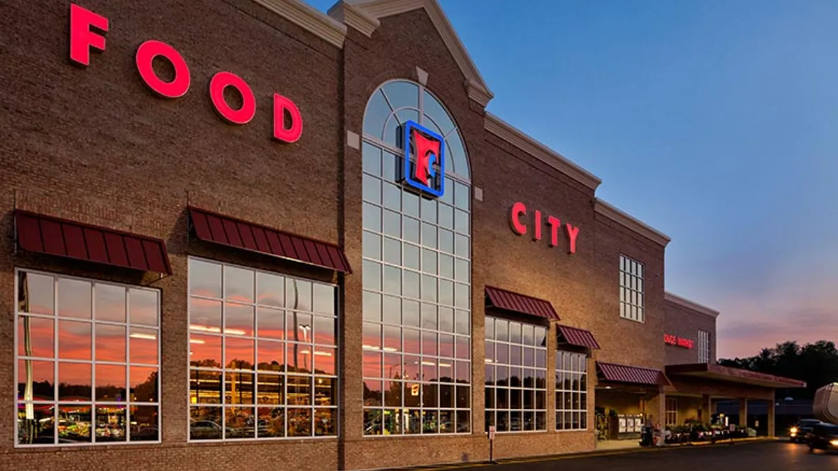 Exterior of a Food City store.