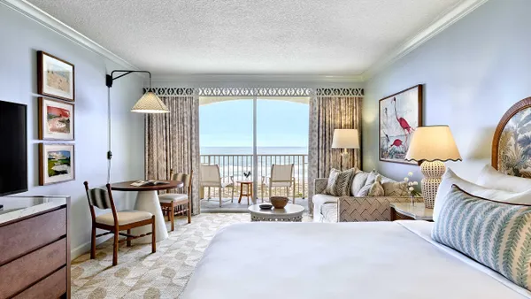 The guest rooms at Omni Amelia Island Resort & Spa underwent a renovation.