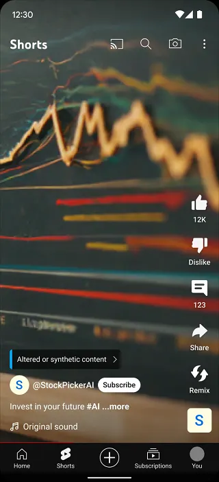 YouTube AI labels