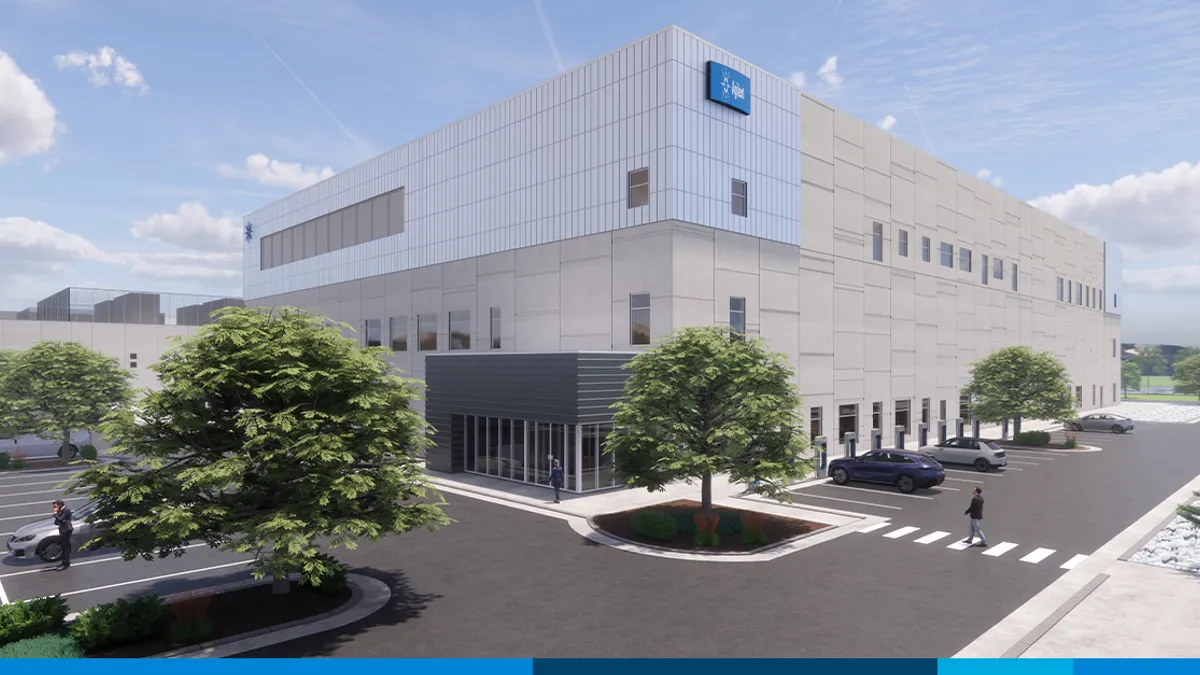 Rendering of the planned $725 million expansion of Agilent's manufacturing capacity in Frederick, Colorado.