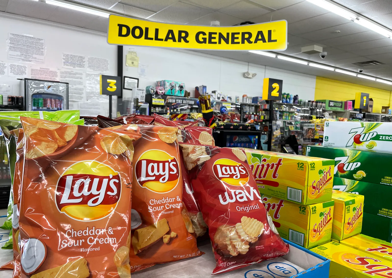 Inside a Dollar General store in California