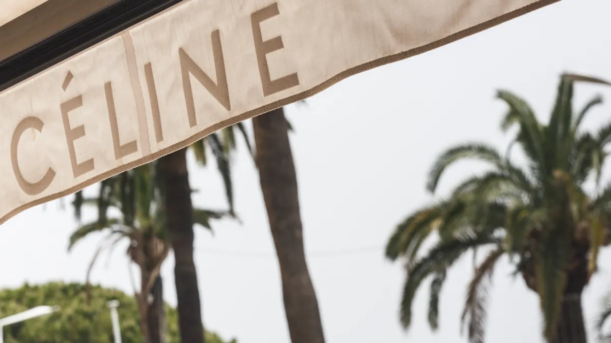 Exterior shot of a Celine store