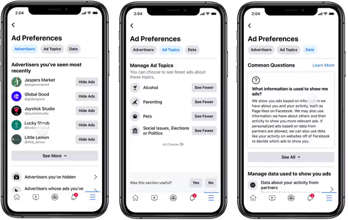 Facebook Ad Preferences