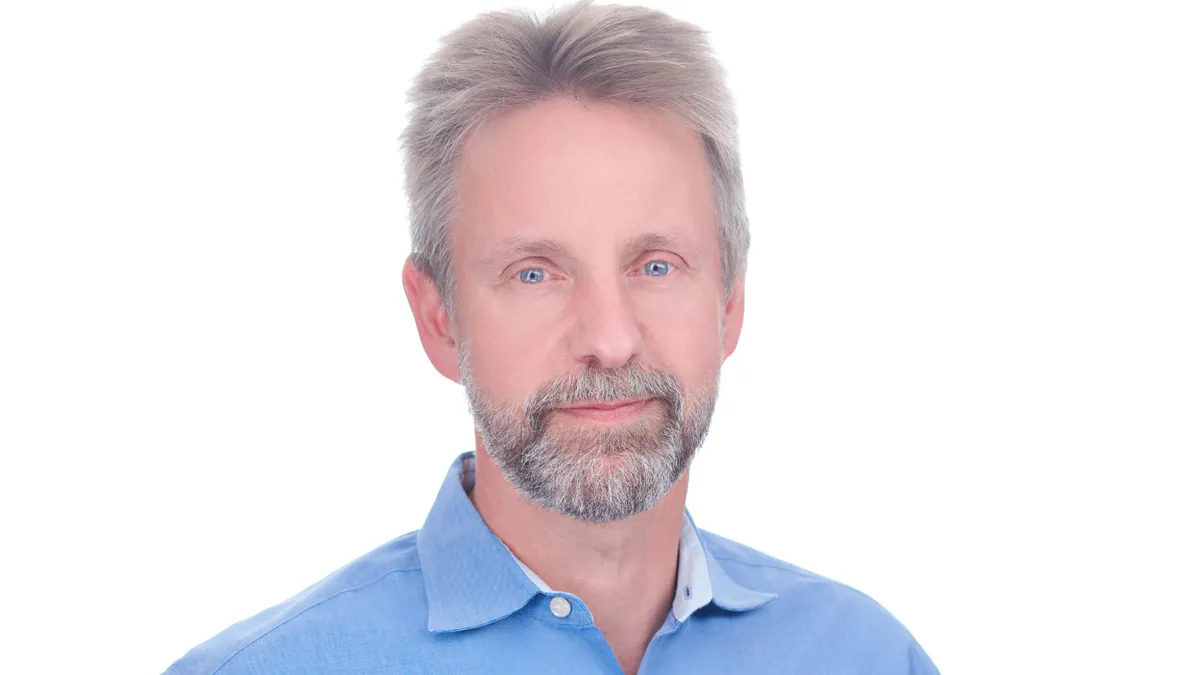 A portrait of Uwe Schoenbeck at Canaan Partners.