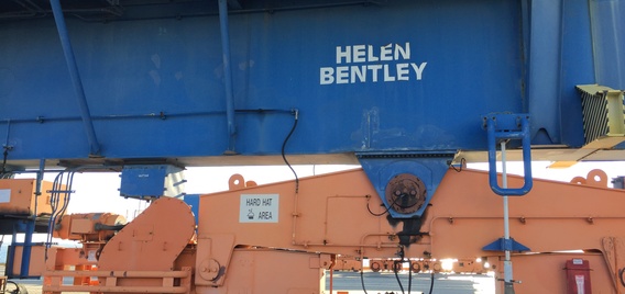 Helen Bentley, the crane, at the Port of Baltimore