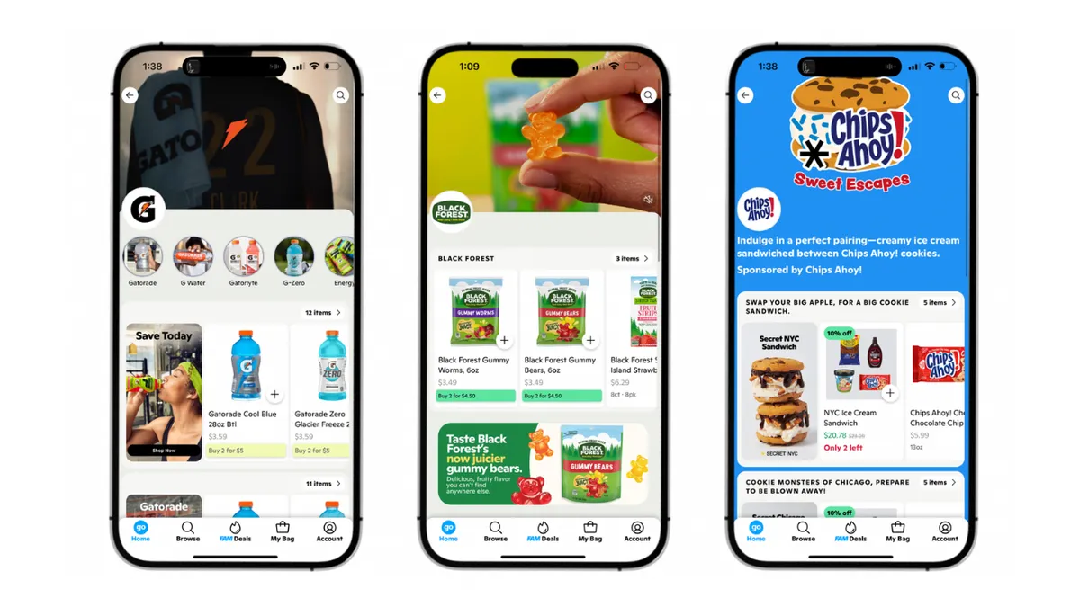 Gatorade, Chips Ahoy among brands testing Gopuff’s new ad features ...