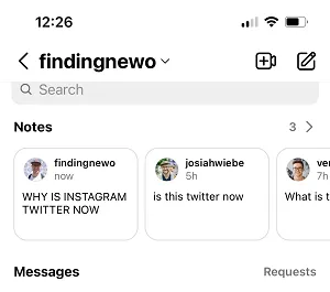 Instagram Notes