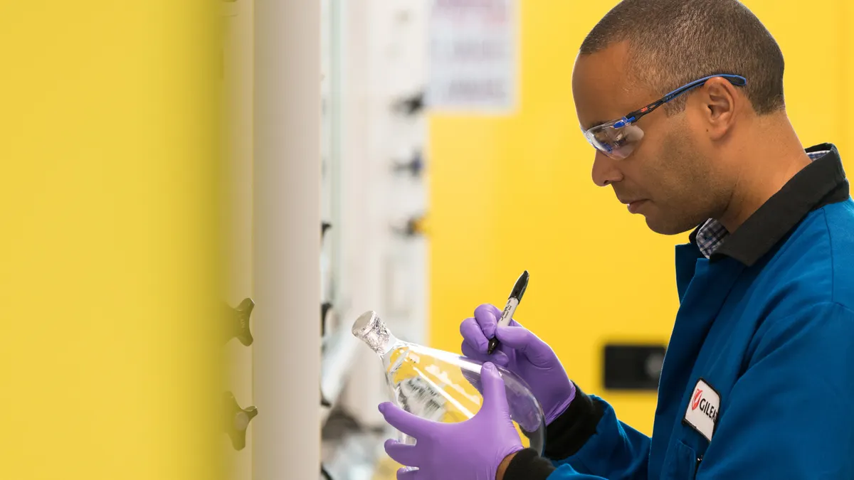 A photo of a Gilead Sciences employee.