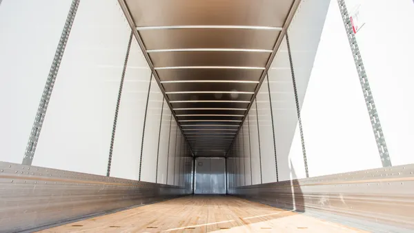 Wabash trailer inside