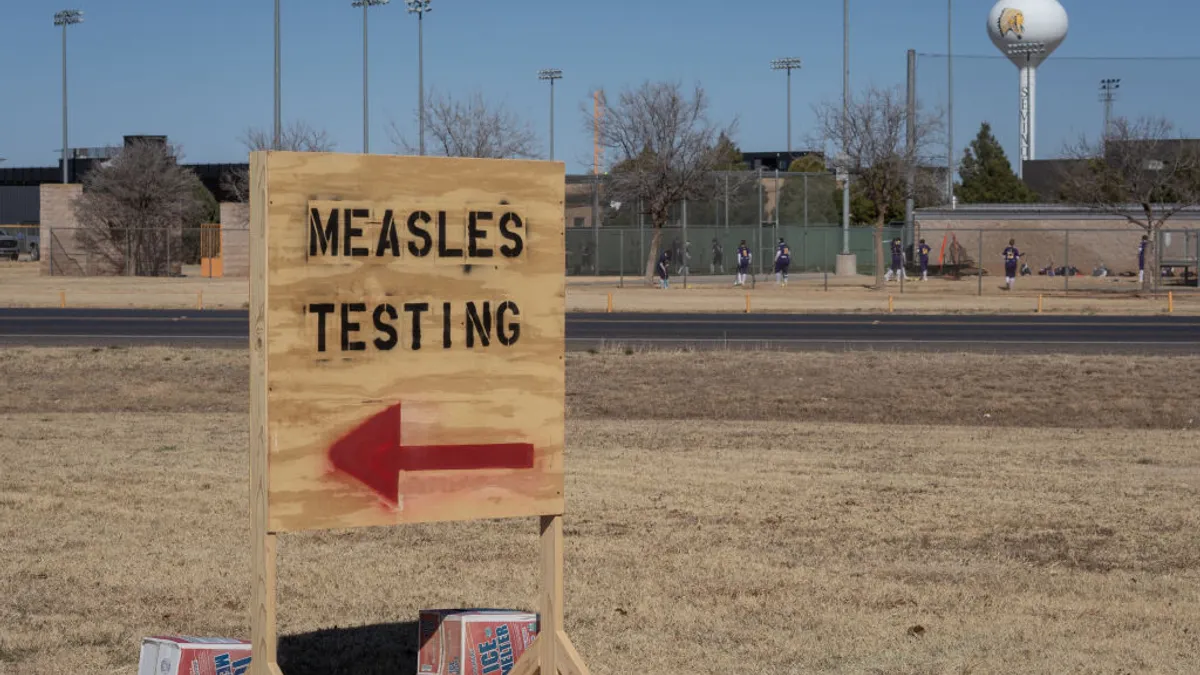 measles texas