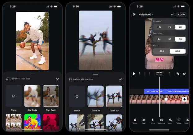 Edits Adds More Video Editing Tools, Including Text Animations and Filters