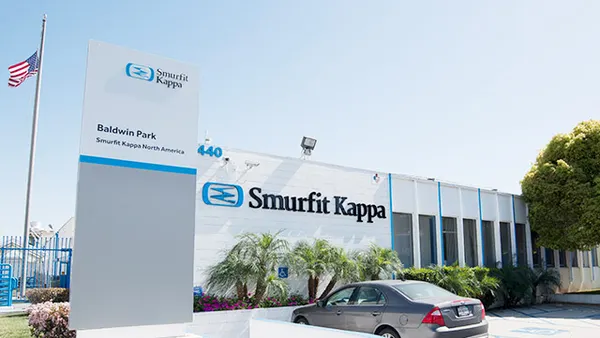 Exterior of Smurfit Westrock facility in Baldwin Park, California