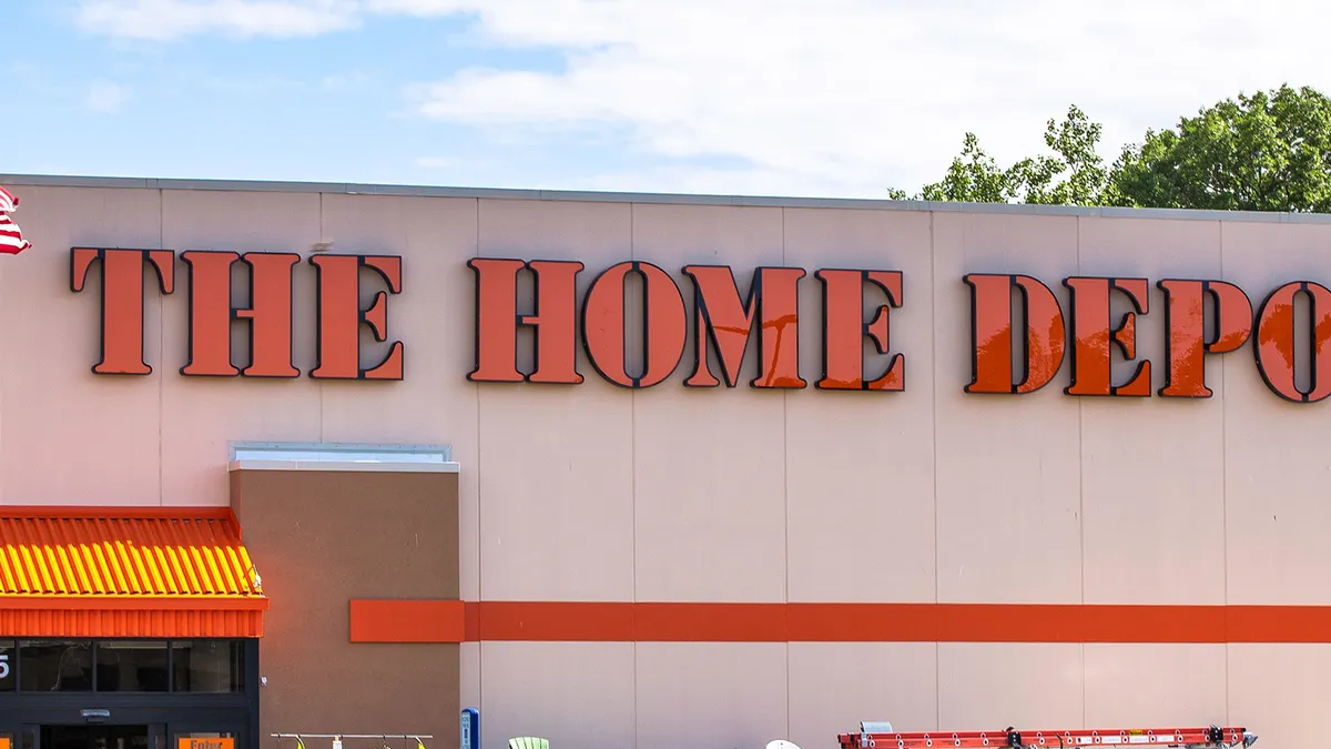 Outside storefront image of The Home Depot