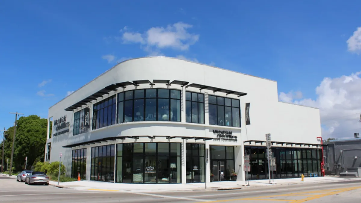 A Mitchell Gold + Bob Williams storefront.