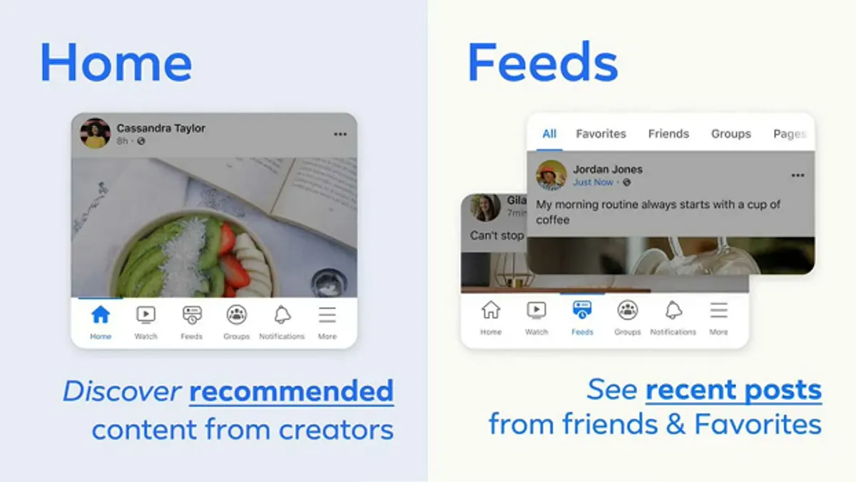 Facebook feed update
