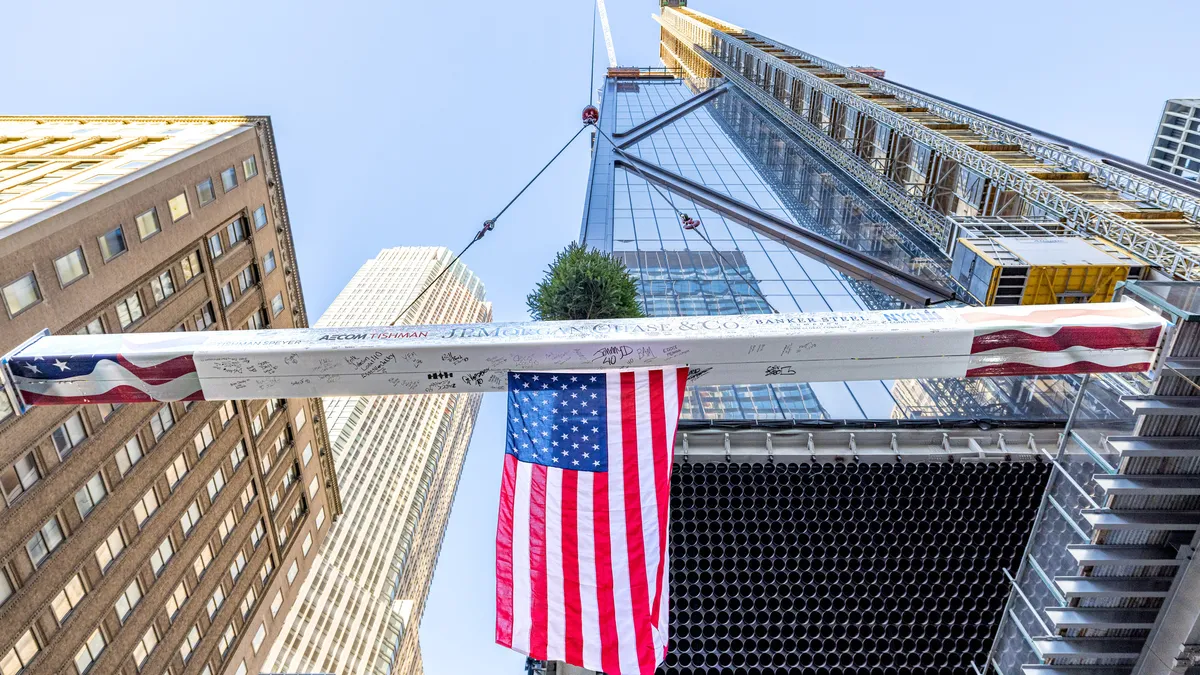 Final Steel Beam Raised at JPMorgan Chase's New Global Headquarters at 270 Park Avenue