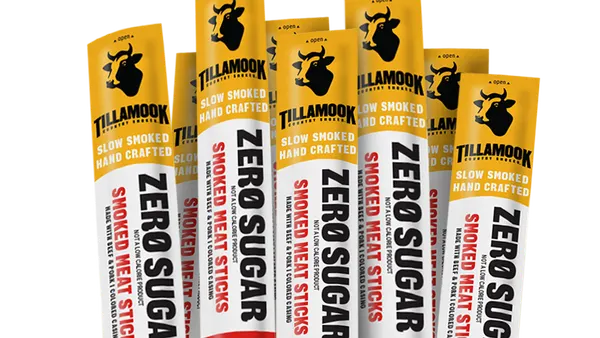 Package of Tillamook Country Smoker meat sticks