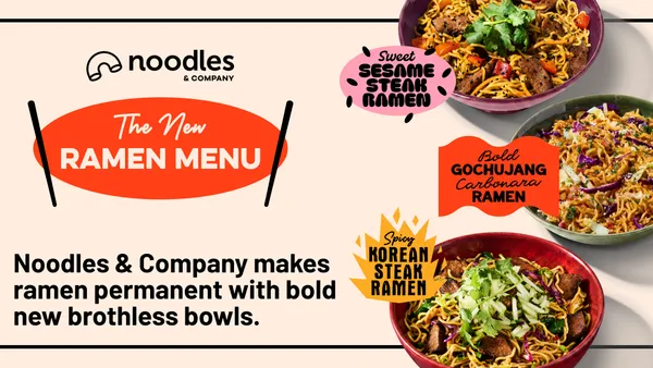 Noodles & Company's new Ramen bowls