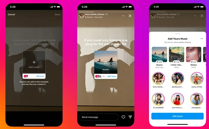 Instagram Sticker update