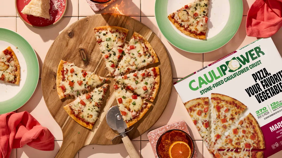 A box of Caulipower's frozen pizza.