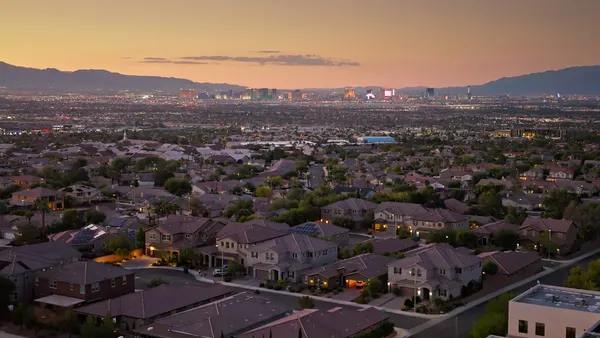Henderson, Nevada with the Strip visible in the background.