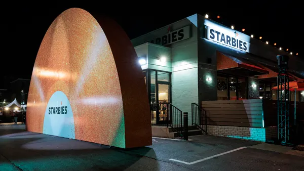 A Starbucks remade as a "Starbies"