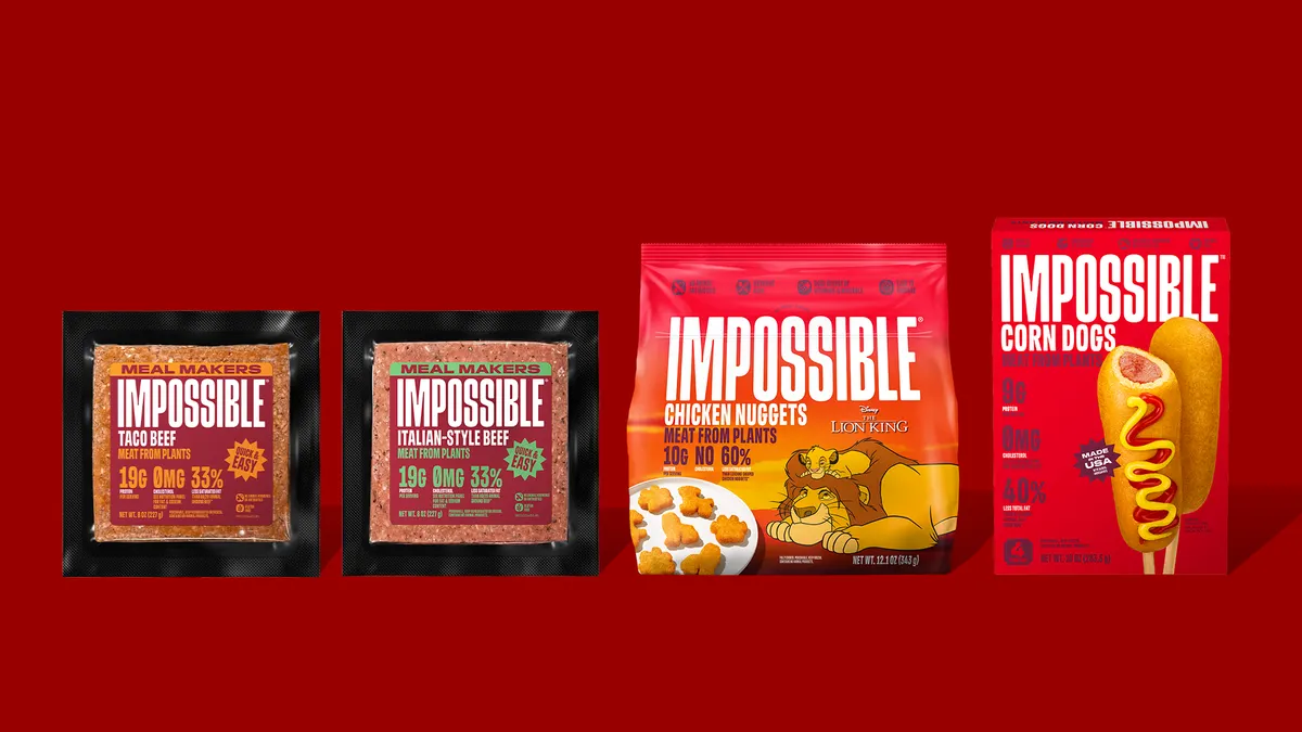 Impossible Foods new retail products
