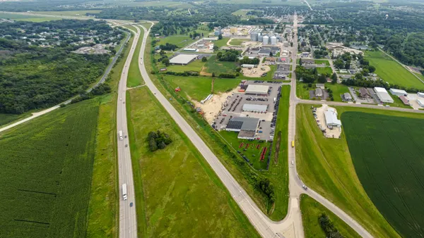 Aerial view of the Project Skyway data center