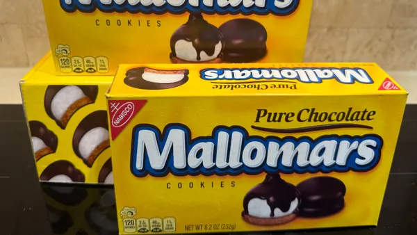 Boxes of Mallomar cookies