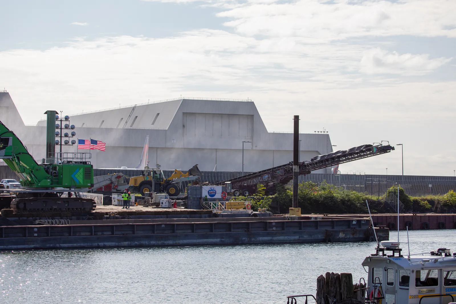 Port Authority of New York and New Jersey announced the start of operations at a new construction support facility at John F. Kennedy International Airport