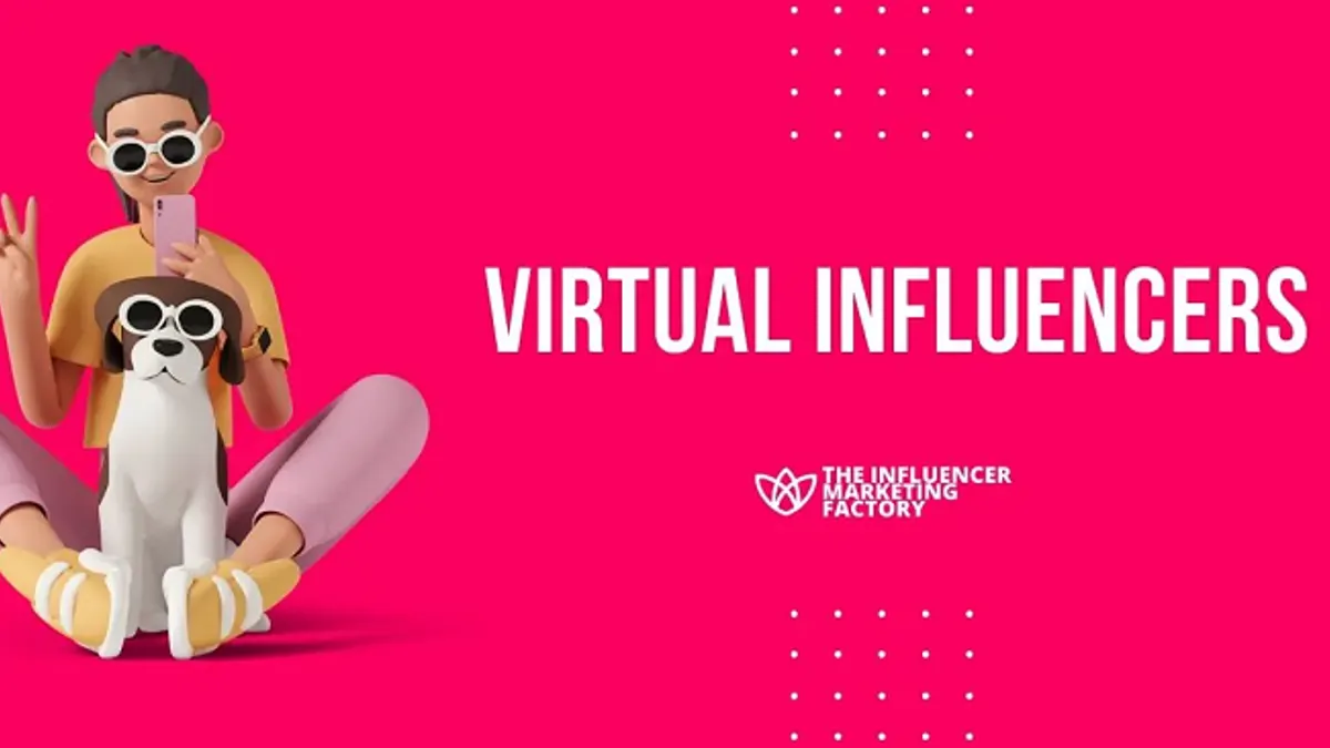 Virtual influencers infographic