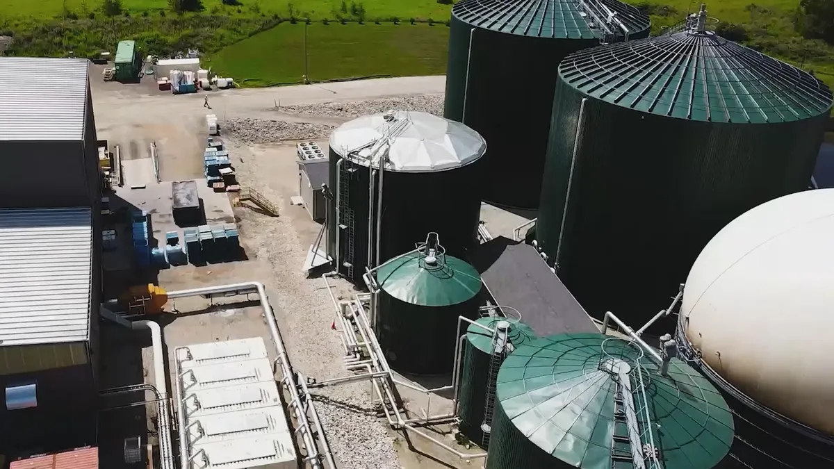 Generate Capital anaerobic digester in London, Ontario, operated in partnership with StormFisher Environmental