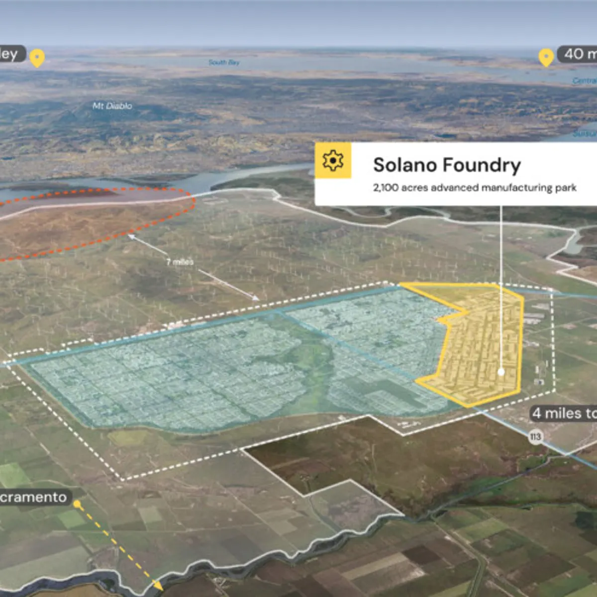 Investor-backed developer circles rural California county for advanced  manufacturing hub | Manufacturing Dive