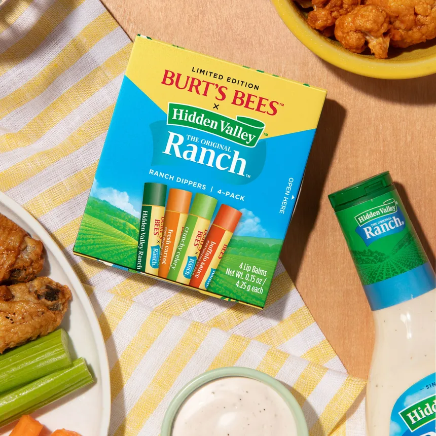 Hidden Valley Ranch and Burt&#x27;s Bees limited-edition lip balm