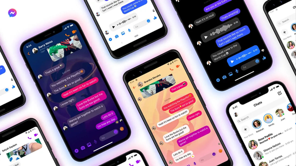 Facebook Messenger chat themes