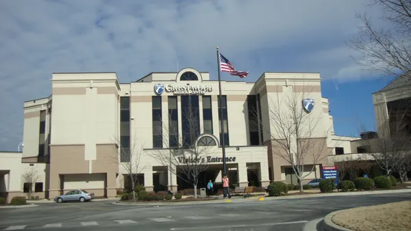 The outer facade of Crestwood Medical Center