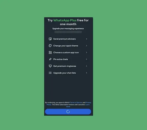 Meta tests new add-on package WhatsApp Plus subscription