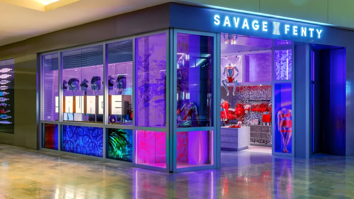 Savage x Fenty store opening in Las Vegas.