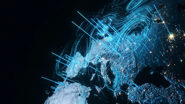 wireless signals coming out of the earth