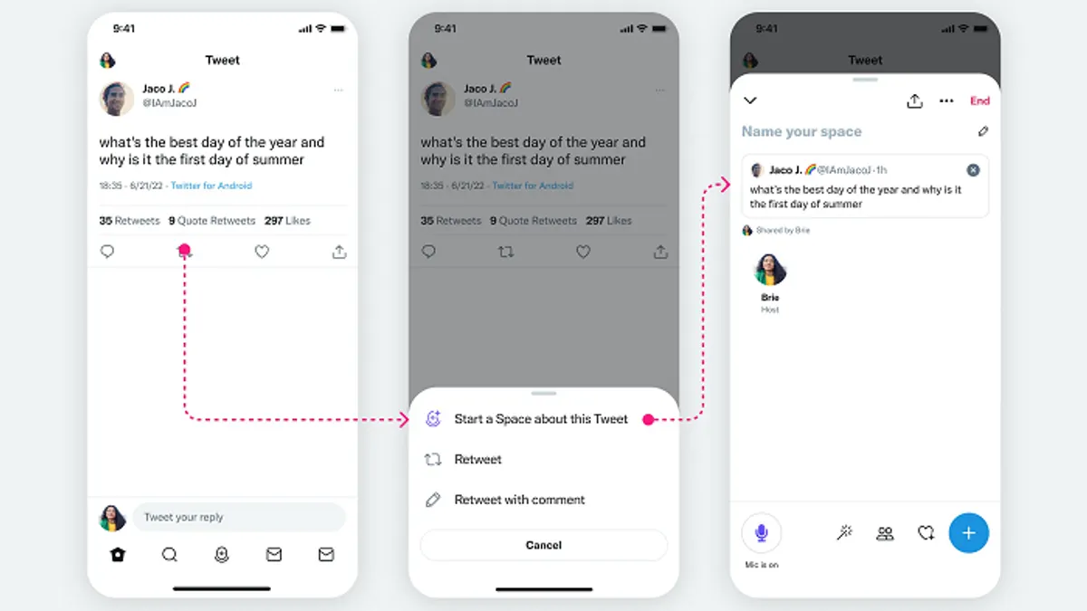 Twitter Spaces update