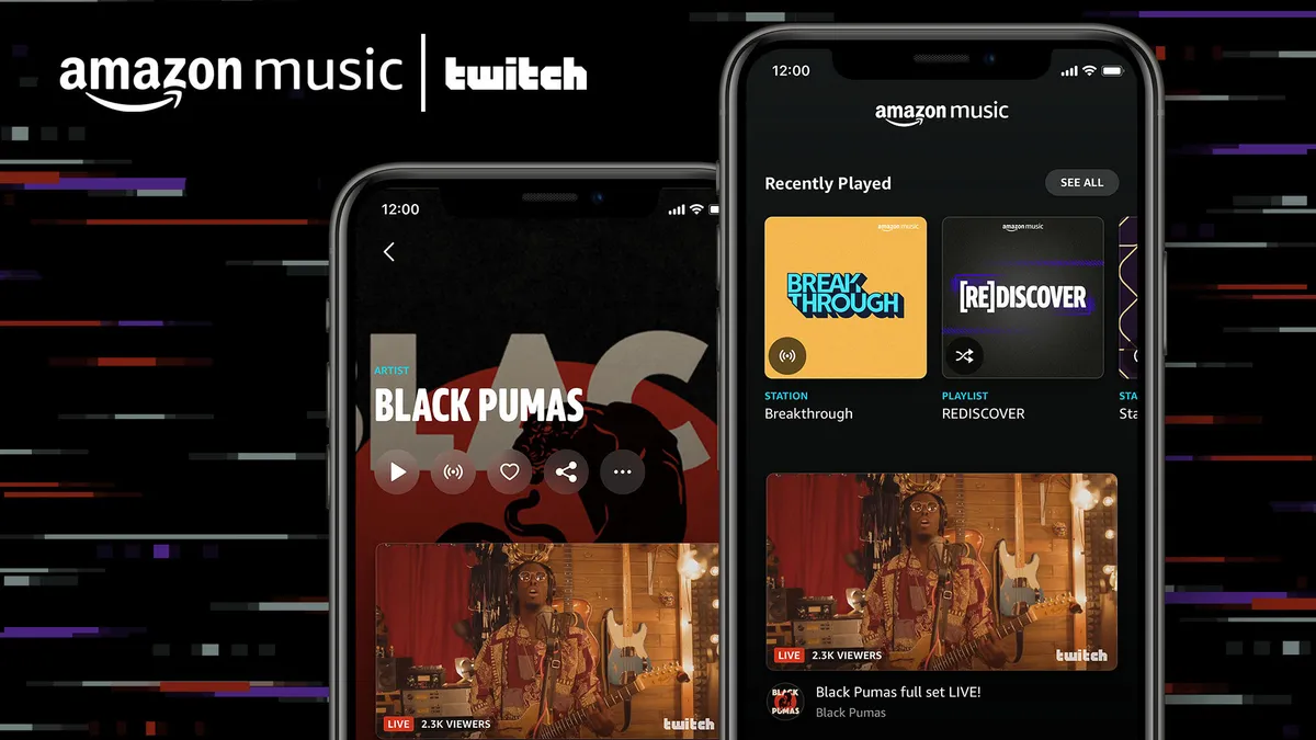 Amazon Music partners with Twitch on livestreamed shows