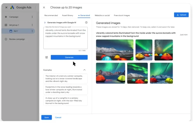 Google Demand Gen AI images
