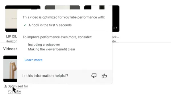 YouTube trend data
