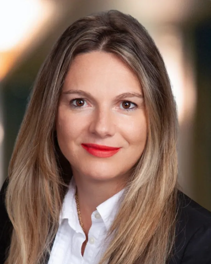 A headshot of Veronique Bourgier