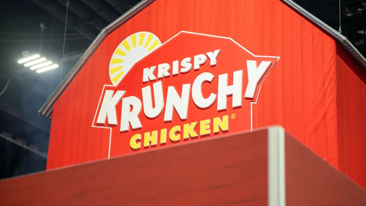 An image of Krispy Krunchy Chicken display at NACS