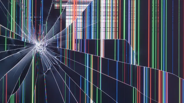 Cracked LCD Screen