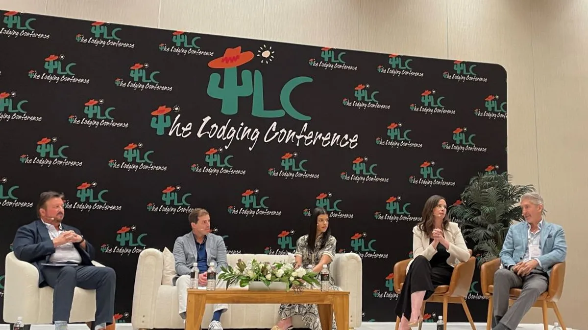 Hospitality industry professionals discussed trends in the luxury hotel segment at The Lodging Conference in Phoenix on Tuesday, Oct. 8, 2024.