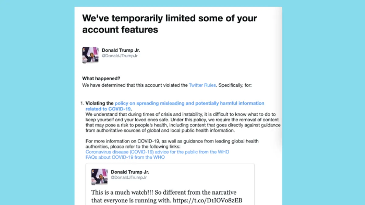 Donald Trump Jnr Twitter